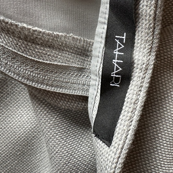 Tahari dress pants, size 10. Fine houndstooth in grey and white. - Picture 2 of 7